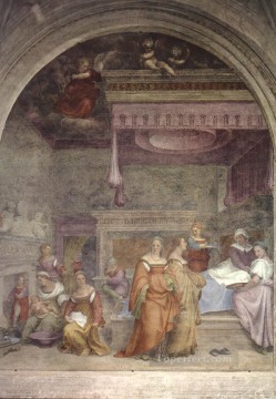 アンドレア・デル・サルト Painting - ヴァージン・ルネッサンスのマニエリスムの誕生 アンドレア・デル・サルト